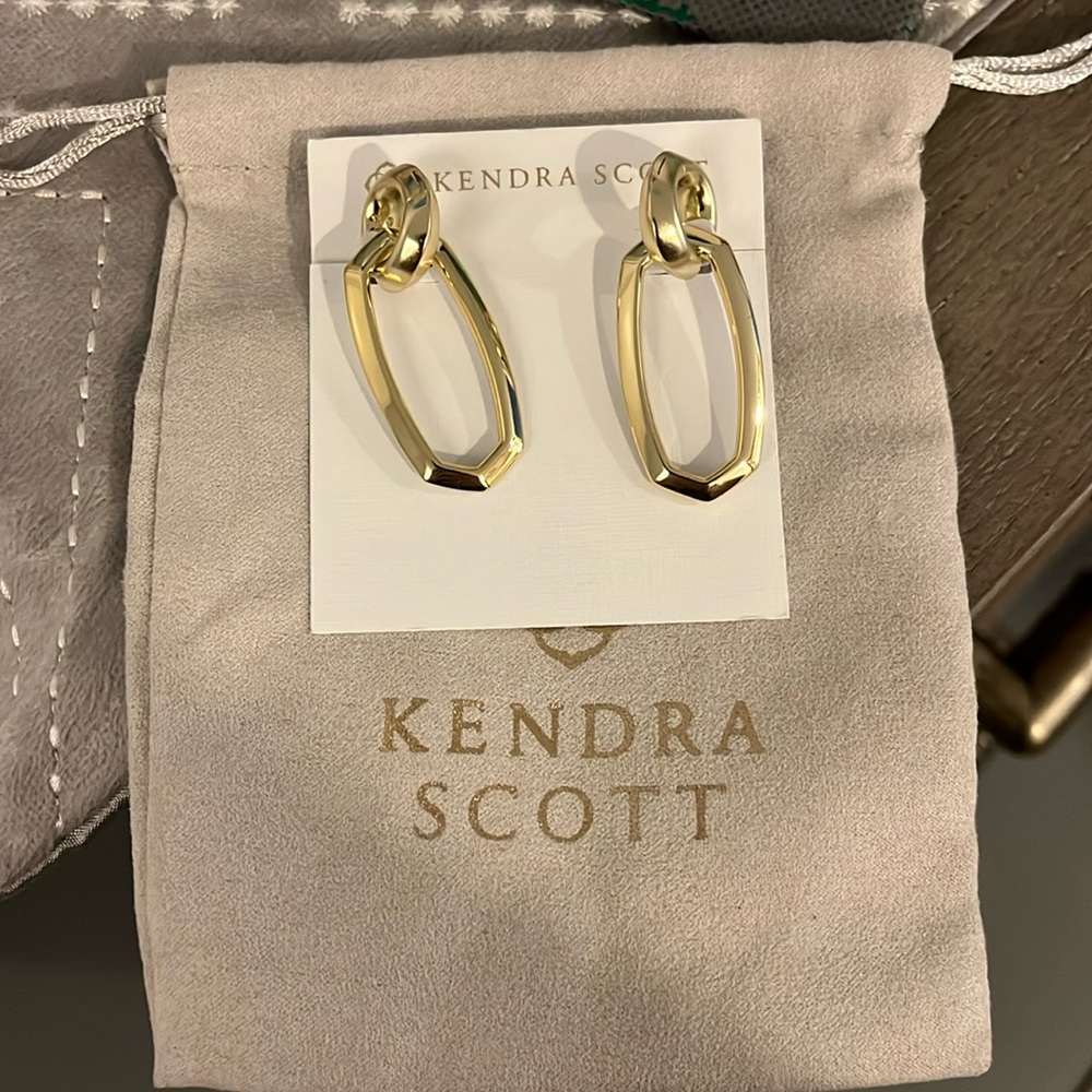 Kendra Scott NWT Two Tone Earrings